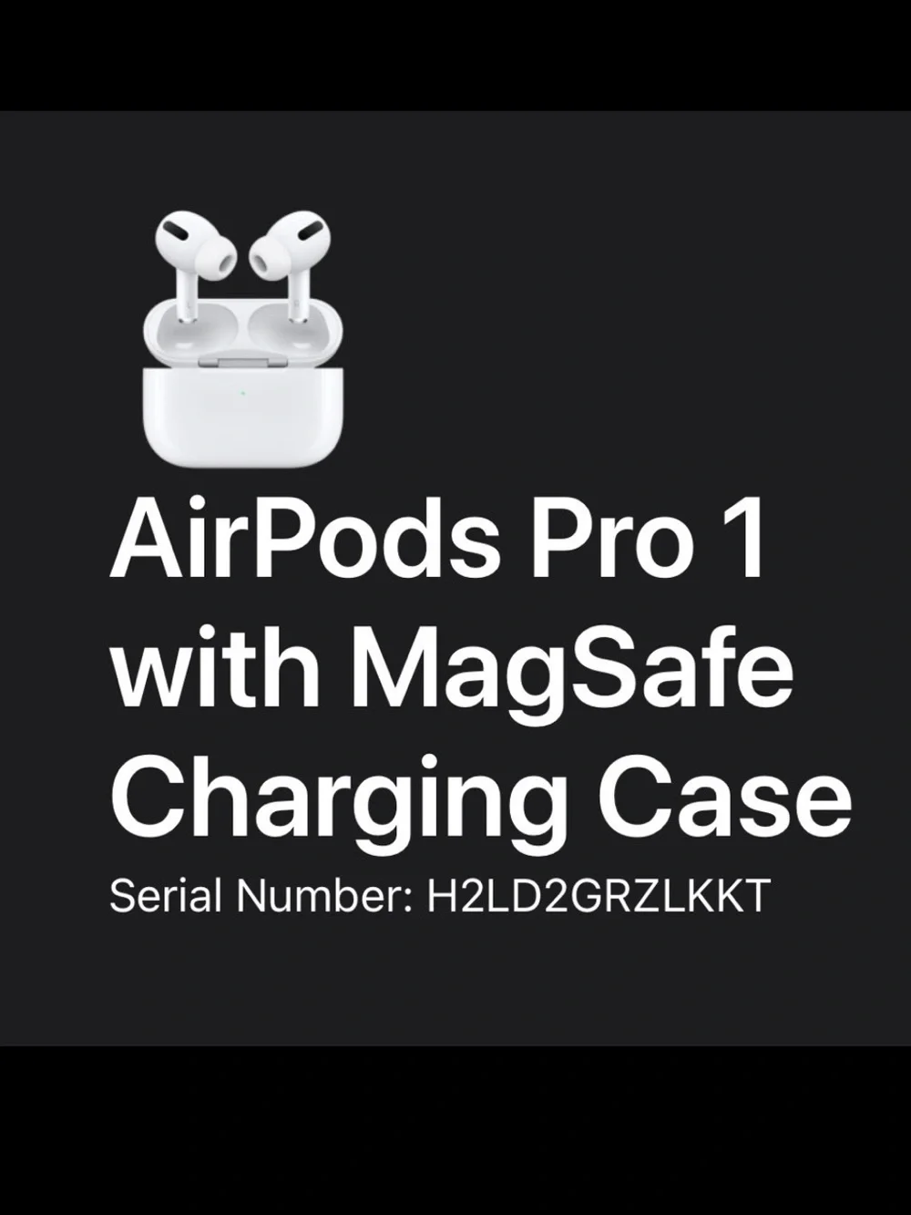 Apple White AirPods Pro Earbuds and Case